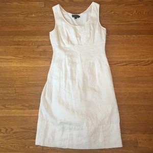 Boden, white linen dress